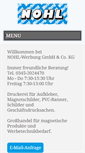 Mobile Screenshot of nohlwerbung.de